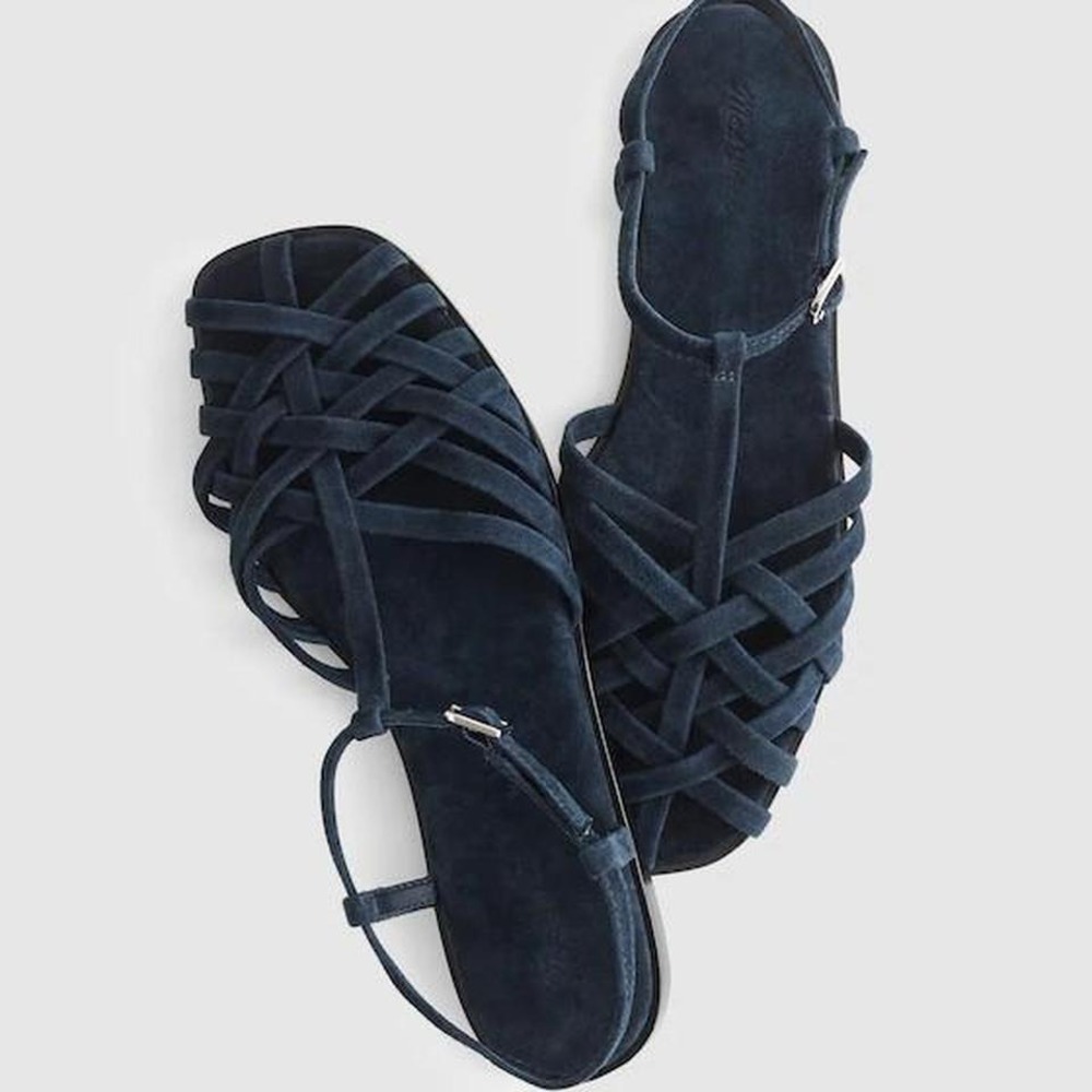 Madewell The Milano Fisherman Sandal - Size 8